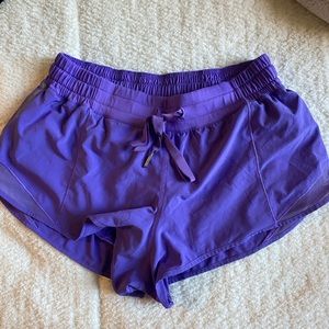 Lululemon 2in hotty hot shorts purple
